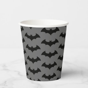 Batman Symbol   Eenvoudig BBT Silhouette-Logo Papieren Bekers