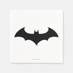 Batman Symbol   Eenvoudig BBT Silhouette-Logo Servet