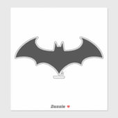 Batman Symbol | Eenvoudig BBT Silhouette-Logo Sticker (Vel)