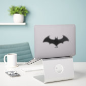 Batman Symbol | Eenvoudig BBT Silhouette-Logo Sticker (Laptop op bureau)