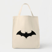 Batman Symbol | Eenvoudig BBT Silhouette-Logo Tote Bag (Voorkant)