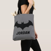 Batman Symbol | Eenvoudig BBT Silhouette-Logo Tote Bag (Dichtbij)