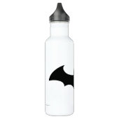 Batman Symbol | Eenvoudig BBT Silhouette-Logo Waterfles (Links)