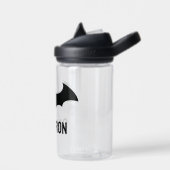 Batman Symbol | Eenvoudige baat | Jouw namen toevo Waterfles (Links)