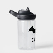 Batman Symbol | Eenvoudige baat | Jouw namen toevo Waterfles (Rechts)