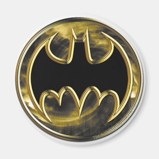 Batman Symbol | Goud Logo Magneet (Voorkant)
