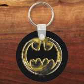 Batman Symbol | Goud Logo Sleutelhanger (Voorkant)
