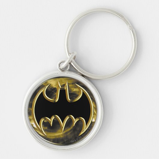Batman Symbol | Goud Logo Sleutelhanger (Voorkant)