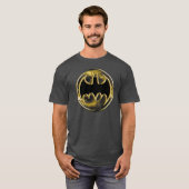 Batman Symbol | Goud Logo T-shirt (Voorkant volledig)