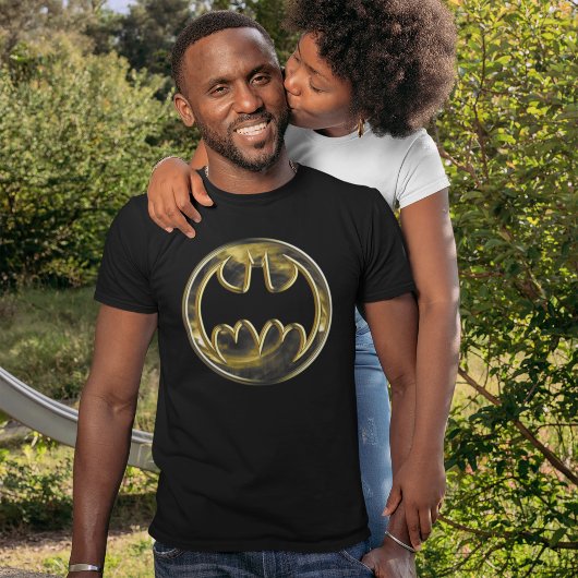 Batman Symbol | Goud Logo Tri-Blend Shirt