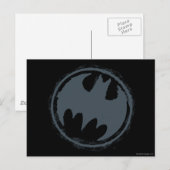 Batman Symbol | Grunge Logo Briefkaart (Voorkant / Achterkant)