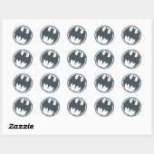 Batman Symbol | Grunge Logo Ronde Sticker (Vel)