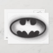 Batman Symbol | Halftone Logo Briefkaart (Voorkant / Achterkant)