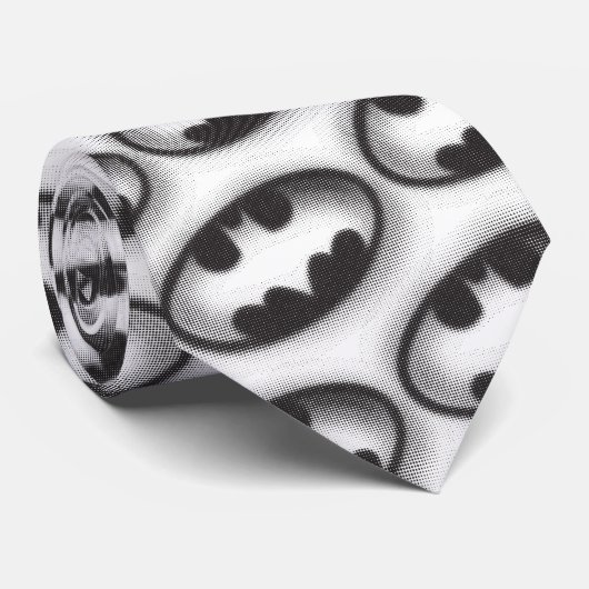 Batman Symbol | Halftone Logo Stropdas (Opgerold)