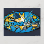 Batman Symbol | Klassieke collage Logo Briefkaart (Voorkant)