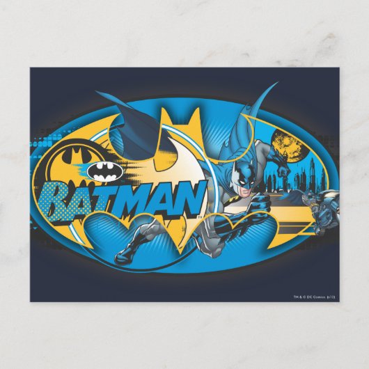 Batman Symbol | Klassieke collage Logo Briefkaart (Voorkant)