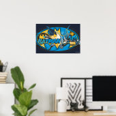 Batman Symbol | Klassieke collage Logo Poster (Thuiskantoor)