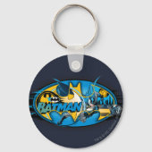 Batman Symbol | Klassieke collage Logo Sleutelhanger (Voorkant)
