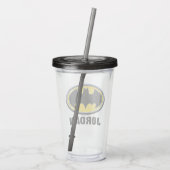 Batman Symbol | Klassieke Logo Acryl Drinkbeker (Achterkant)