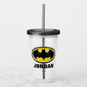Batman Symbol | Klassieke Logo Acryl Drinkbeker (Voorkant)