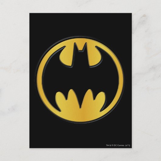 Batman Symbol | Klassieke Logo Briefkaart (Voorkant)