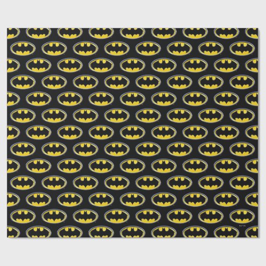 Batman Symbol | Klassieke Logo Cadeaupapier (Vlak)