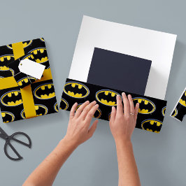 Batman Symbol | Klassieke Logo Cadeaupapier