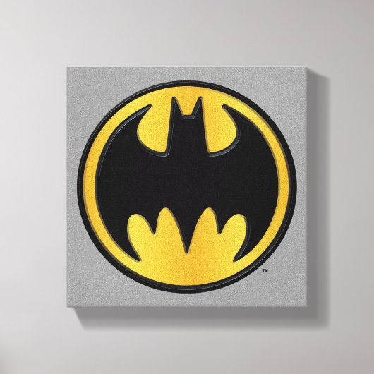 Batman Symbol | Klassieke Logo Canvas Afdruk (Voorkant)