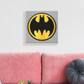 Batman Symbol | Klassieke Logo Canvas Afdruk (Insitu (Woonkamer))