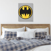 Batman Symbol | Klassieke Logo Canvas Afdruk (Insitu (Slaapkamer))