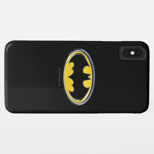Batman Symbol | Klassieke Logo Case-Mate iPhone Case (Achterkant (horizontaal))