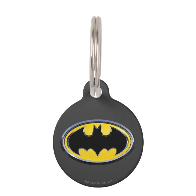 Batman Symbol | Klassieke Logo Huisdierpenning (Voorkant)