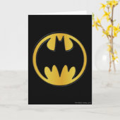 Batman Symbol | Klassieke Logo Kaart (Gele Bloem)