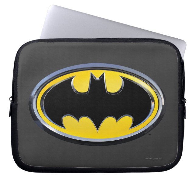 Batman Symbol | Klassieke Logo Laptop Sleeve (Voorkant)