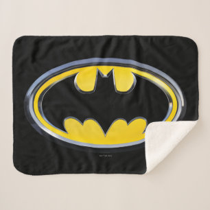 Batman Symbol   Klassieke Logo Sherpa Deken