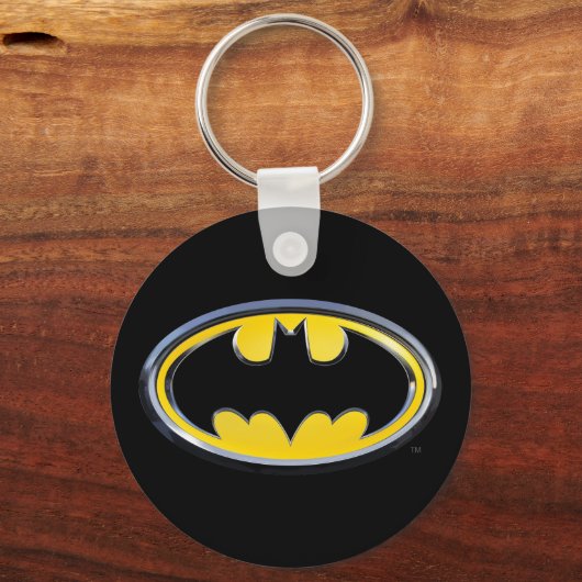 Batman Symbol | Klassieke Logo Sleutelhanger (Achterkant)