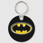 Batman Symbol | Klassieke Logo Sleutelhanger (Achterkant)