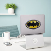 Batman Symbol | Klassieke Logo Sticker (Laptop op bureau)