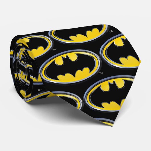 Batman Symbol | Klassieke Logo Stropdas (Opgerold)