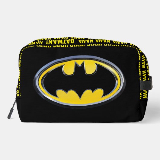 Batman Symbol | Klassieke Logo Toilettasje (Achterkant)