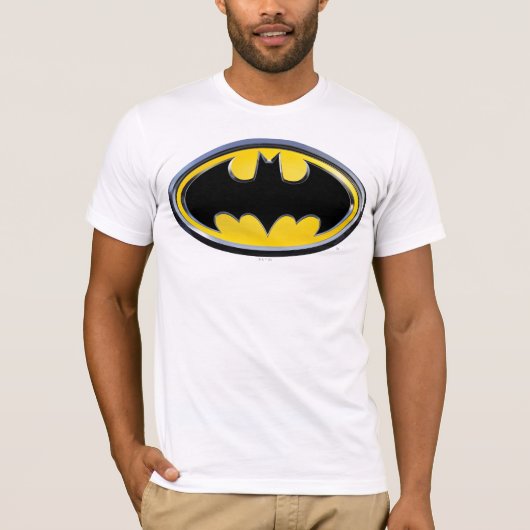 Batman Symbol | Klassieke Logo Tri-Blend Shirt (Voorkant)
