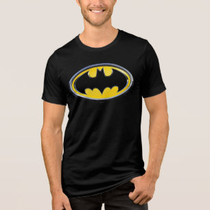 Batman Symbol   Klassieke Logo Tri-Blend Shirt