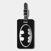 Batman Symbol | Kornachtige Logo Bagagelabel (Voorkant verticaal)