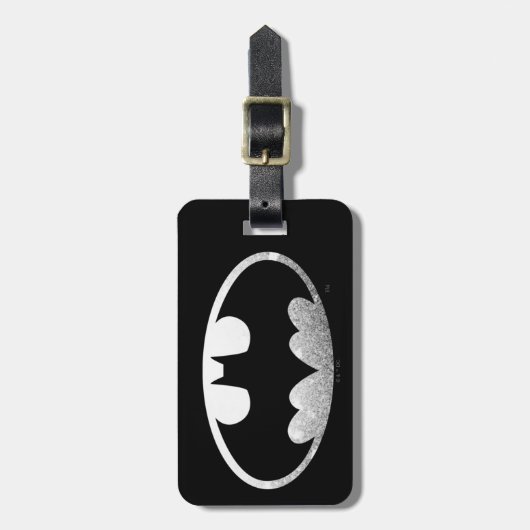 Batman Symbol | Kornachtige Logo Bagagelabel (Voorkant verticaal)