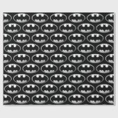 Batman Symbol | Kornachtige Logo Cadeaupapier (Vlak)