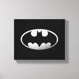 Batman Symbol   Kornachtige Logo Canvas Afdruk