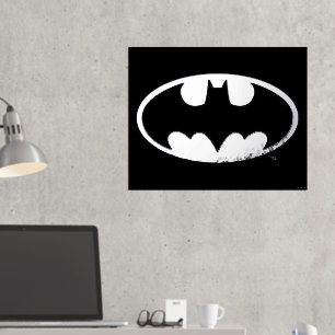 Batman Symbol   Kornachtige Logo Folie Afdrukken