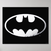 Batman Symbol | Kornachtige Logo Folie Afdrukken (Voorkant)