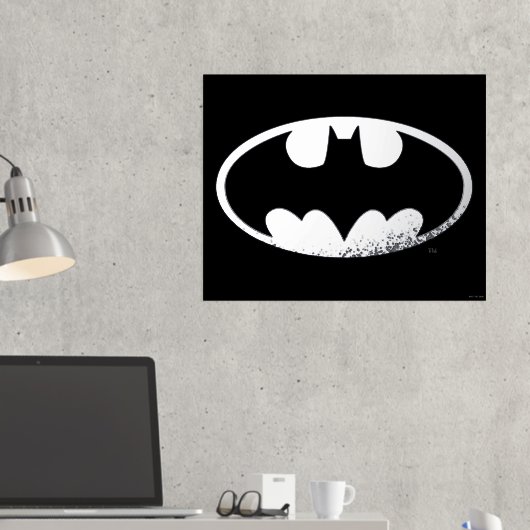 Batman Symbol | Kornachtige Logo Folie Afdrukken (Insitu (Desk 2))
