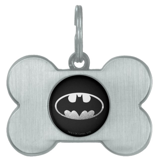 Batman Symbol | Kornachtige Logo Huisdieren Naamplaatje (voorkant)